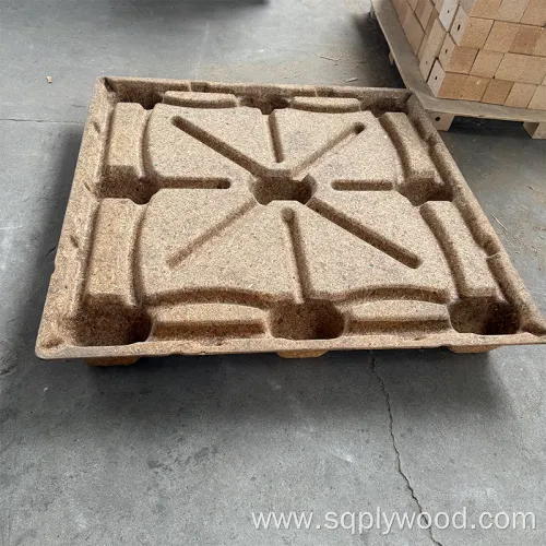 Versatile Compressed Wood Pallet for Forklift and Storage